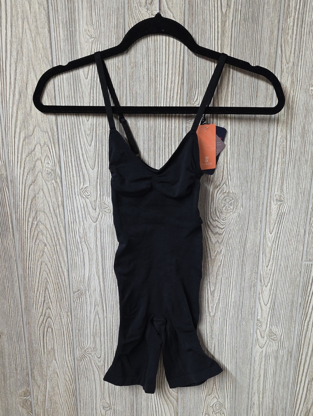 FeelinGirl Tummy Control Butt Lifter Shapewear Black Bodysuit  Womens XS/S NWT
